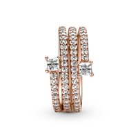 Anello Pandora Donna in Lega metallica Cubic Zirconia - 180051C01-52